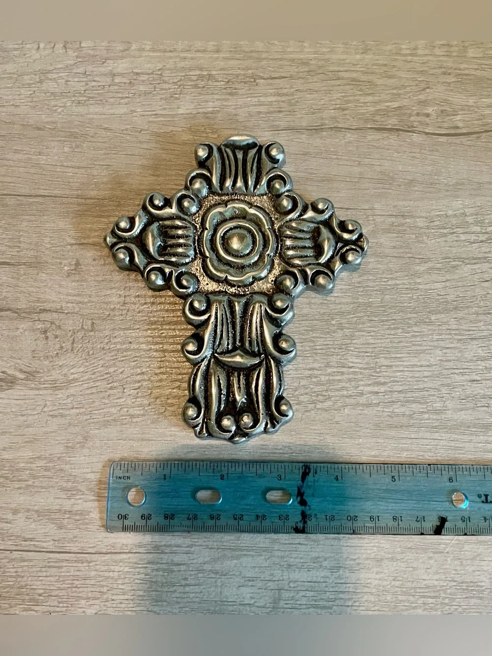 Decorative Ornate Silver Cross